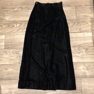 Victorian Edwardian witchy vampire velvet skirt